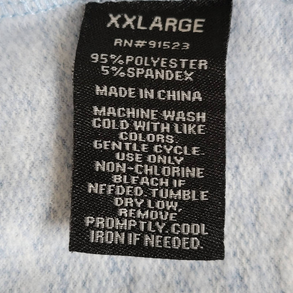 Merry Lane Size XXL Let It Snow 2 Pc PJ Set Snowflake Print Elastic Waist Blue - Picture 16 of 16